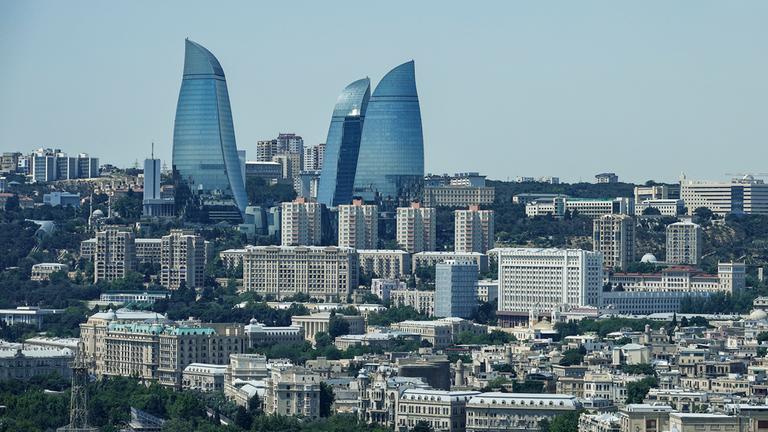 Stadtansicht von Baku