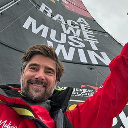 Boris Herrmann an Bord der Malizia - Seaexplorer bei der Vendée Globe