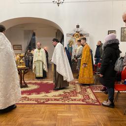 Gottesdienst in der Mala-Tepla-Sophia-Kirche in Kiew.