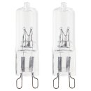 2 x GE Halogen Stiftsockellampe 20W G9 klar 235lm...