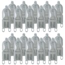 20 x Radium Halogen Leuchtmittel Stiftsockel 20W G9 klar...