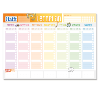 A4 Lernplan von Häfft Inhaltsseite 1