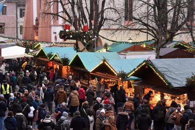 Rund 1,33  Millionen Besucher  –  Freiburger Weihnachtsmarkt endet mit einem Rekord