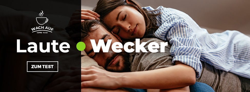 Wecker für Tiefschläferr im Test - Banner