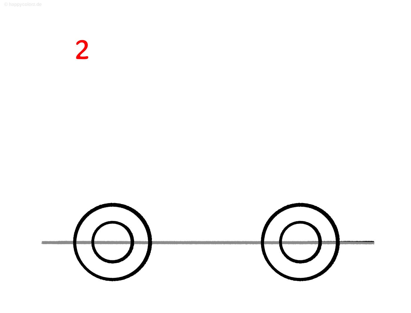 Auto zeichnen - Vorlage