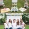 trendy outdoor movie night teen birthday party | teen birthday