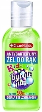 "Antibakteriális" kézgél gyerekeknek, rágógumi Clean Hands Antibacterial Hand Gel Bubble Gum	