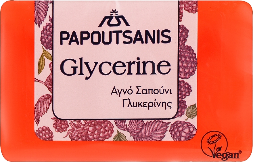 Glicerines szappan gyümölcs és bogyós illattal - Papoutsanis Glycerine Soap