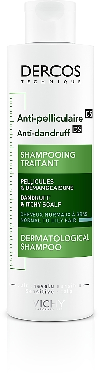 Korpásodás elleni sampon normál és zsíros hajra - Vichy Dercos Anti-Pelliculaire Anti-Dandruff Shampooing