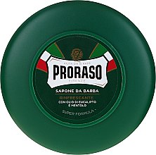 Borotválkozó szappan mentollal és eukaliptusszal Proraso Green Shaving Soap