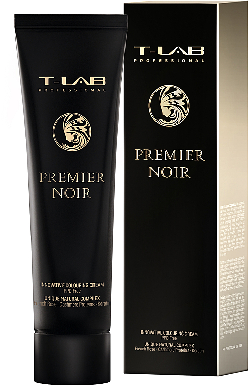 Krémhajfesték - T-LAB Professional Premier Noir Innovative Colouring Cream (6.32)