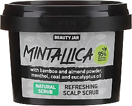 Frissítő fejbőrradír Beauty Jar Mintallica Refreshing Scalp Scrub