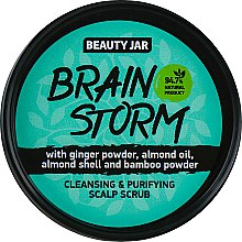 Fejbőrradír "Brain Storm" Beauty Jar Cleansing & Purifying Scalp Scrub