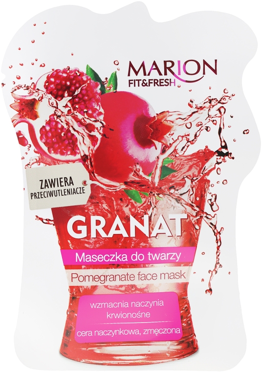 "Gránátalma" arcmaszk - Marion Fit & Fresh Pomegranate Face Mask