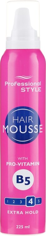 Hajformázó hab - Professional Style Extra Hold Hair Mousse