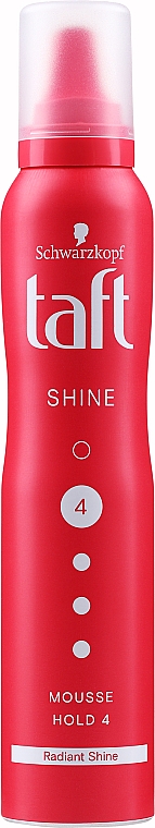 Hajformázó hab "Gyémánt ragyogás 10 karát" - Schwarzkopf Taft Shine Mousse Intensive Shine