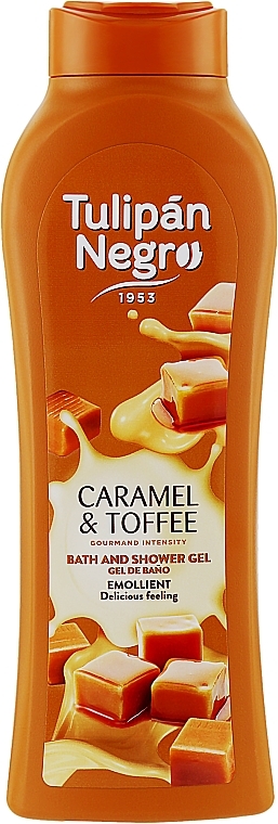 "Karamell Krém" tusfürdő - Tulipan Negro Caramel & Toffee Shower Gel