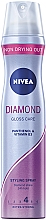 Hajlakk "Vakító gyémánt" keratin védelemmel NIVEA Hair Care Diamond Gloss Styling Spray