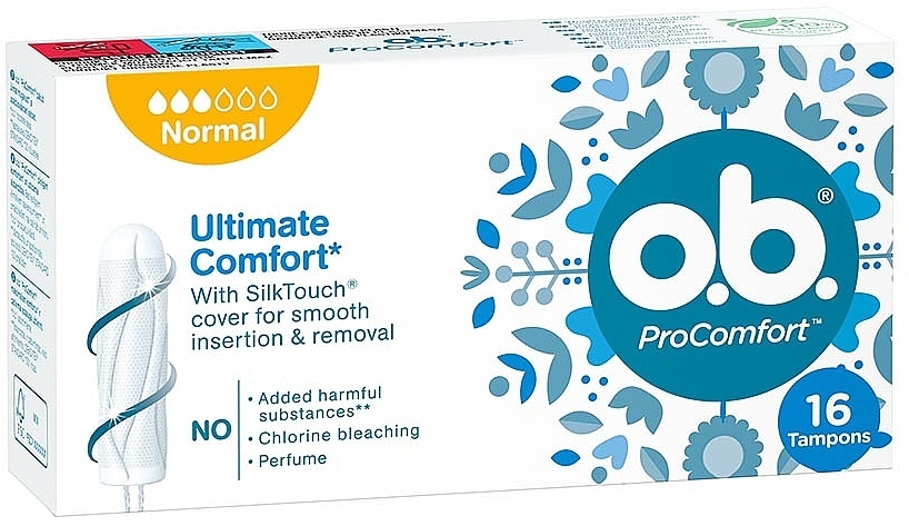 Tampon, 16 db - o.b. ProComfort Normal Tampons