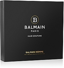 Készlet Balmain Signature Men's Giftset (oil/30ml + shampoo/200ml + scrub/100g + brush/1p)