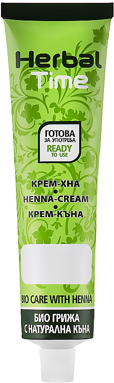 Természetes krém-henna hajra - Herbal Time 