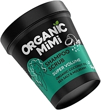 "Tengeri só és eperfa" volumenizáló sampon Organic Mimi Shampoo Scrub Super Volume Sea Salt & Mulberry