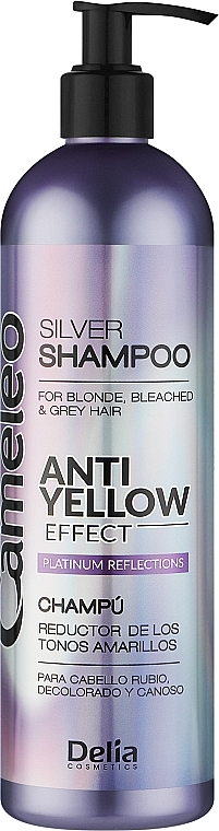 Sampon világos hajra ''Silver" - Delia Cosmetics Cameleo Silver Shampoo