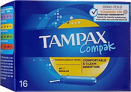 Tampon applikátorral, 16 db Tampax Compak Regular