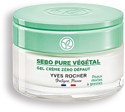 Arcápoló krém bőrhibák ellen Yves Rocher Sebo Pure Vegetal Zero Blemish Gel Cream