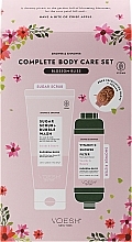 Szett Voesh Complete Body Care Set Blossom Bliss (b/scrub/210g + sh/filter/70g + loofah/1pcs)