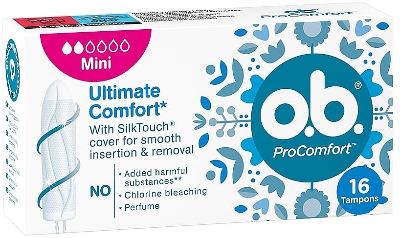 Tampon, 16 db - o.b. ProComfort Mini Tampons