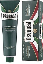 Borotválkozó krém mentollal és eukaliptusszal Proraso Green Shaving Cream