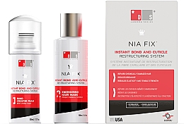 Készlet DS Laboratories Nia Fix Instant Bond And Cuticle Restructuring System (hair/foam/50ml + hair/mask/100ml)