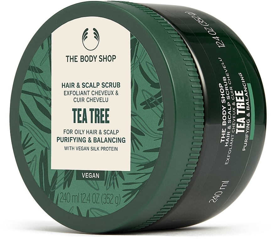 Fejbőrradír - The Body Shop Tea Tree Purifying & Balancing Hair & Scalp Scrub