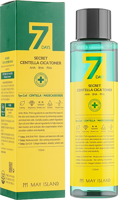 Arctonik ázsiai centellával - May Island 7 Days Secret Centella Cica Toner