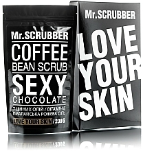 Kávés bőrradír arcra és testre Mr.Scrubber Sexy Chocolate Scrub