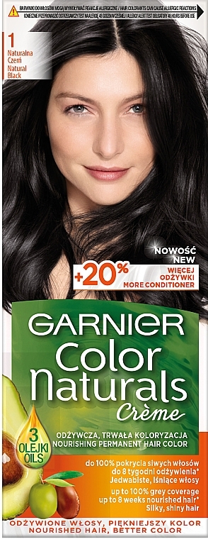 Krém hajfesték három féle olajjal - Garnier Color Naturals