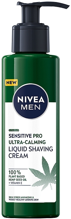 Ultra nyugtató folyékony krém borotválkozáshoz - Nivea Men Sensitive Pro Ultra Calming Liquid Shaving Cream