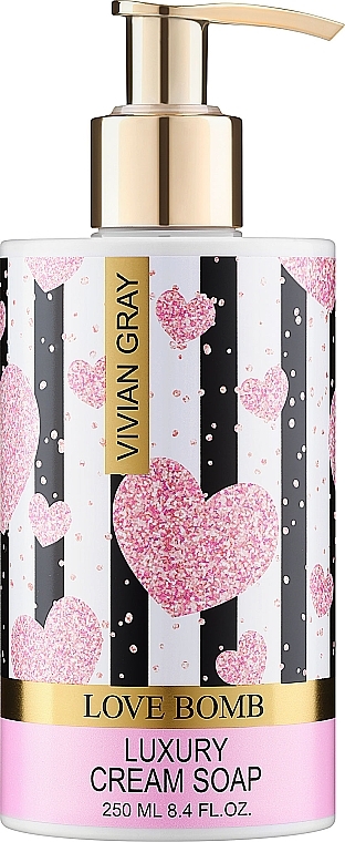 Folyékony krémszappan - Vivian Gray Love Bomb Luxury Cream Soap