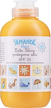 Sonnenschutzmilch für Kinder mit Vitamin E, Reiskleie- und Süßmandelöl SPF 30 L'Amande Enfant Sunscreen Milk SPF 30