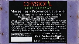 Natürliche kosmetische Seife Marseille-Provence-Lavendel ChistoTel