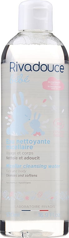 Mizellenwasser für Gesicht und Körper Rivadouce Bebe Micellar Cleansing Water (ohne Spender)