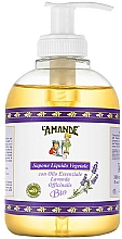 Flüssigseife mit Lavendel L'amande Marseille Lavendel Organic Liquid Soap