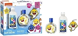 Air-Val International Baby Shark Duftset für Kinder (Eau de Toilette 50ml + Handdesinfektionsspray 100ml + Schlüsselanhänger 1 St.)