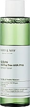 تونر بسينسيلا آسياوية و شجرة الشاي Mary & May Vegan Cica Tea Tree AHA PHA Toner	