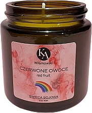 شمعة الصويا المعطرة "الفاكهة الحمراء" KaWilamowski Red Fruit	