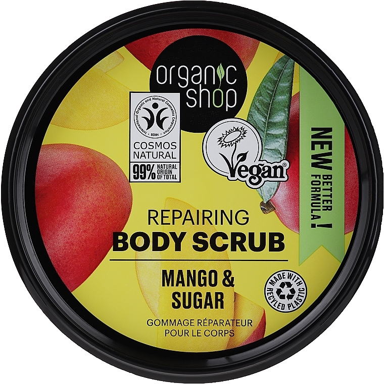 Body Scrub "Kenyan Mango" - Organic Shop Body Scrub Organic Mango & Sugar