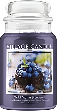 Scented Candle in Jar Village Candle Wild Maine Blueberry