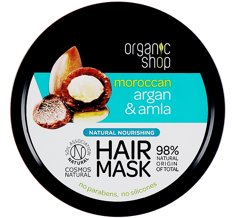 Nourishing Hair Mask - Organic Shop Argan And Amla Hair Mask