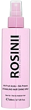 بخاخ لفك تشابك الشعر وتلميعه Rosinii AHA Fruit Acids + Silk Proteins Detangling Hair Shine Spray	